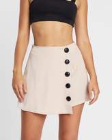 Thumbnail for your product : Missguided Contrast Button Skort