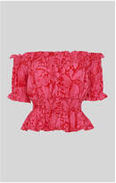 Thumbnail for your product : Whistles Sunflower Print Bardot Top