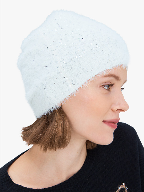 Kate Spade Sequin Slouchy Beanie - ShopStyle Hats