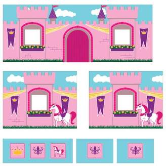 DHP Curtain Set for Junior Loft Bed with Princess Castle Design