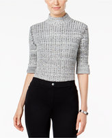 Thumbnail for your product : Style&Co. Style & Co Marled Mock-Neck Sweater, Only at Macy's