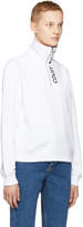 Thumbnail for your product : Courreges White Zip Neck Sweatshirt