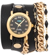 Thumbnail for your product : La Mer Black Magic Chain Wrap Watch
