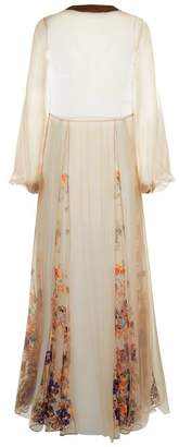 I.D. Sarrieri Embroidered Long Robe