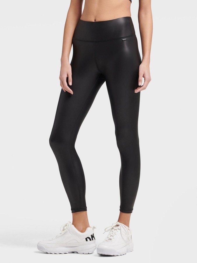 donna karan leather pants