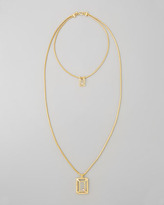 Thumbnail for your product : Rebecca Minkoff Framed Rhinestone Necklace (Stylist Pick!)