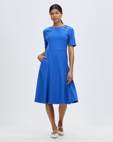 Thumbnail for your product : David Lawrence Women's Midi Dresses - Kirsten Merino Wool Dress