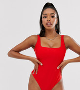 Thumbnail for your product : Wolfwhistle Wolf & Whistle Fuller Bust Exclusive swimsuit DD - G Cup in red
