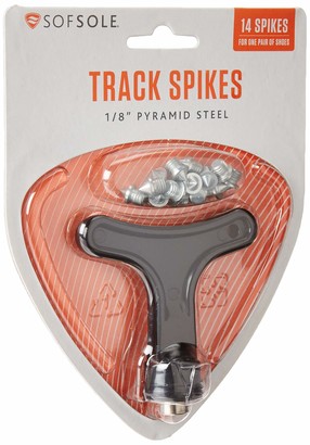 Sof Sole Replacment Steel Track Spikes for Running Shoes Pyramid 1/8-Inch
