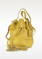 Thumbnail for your product : See by Chloe Vicki Grained Leather Small Bucket Bag
