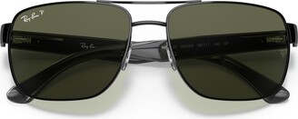 Ray-Ban Polarized Sunglasses, RB3530 - Gunmetal/Green Polarized