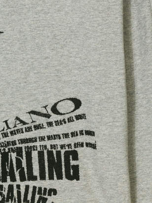 John Galliano printed top