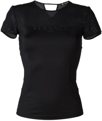 Versace Gym mesh panel T-shirt