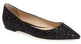 Thumbnail for your product : Jimmy Choo Romy Glitter Flat