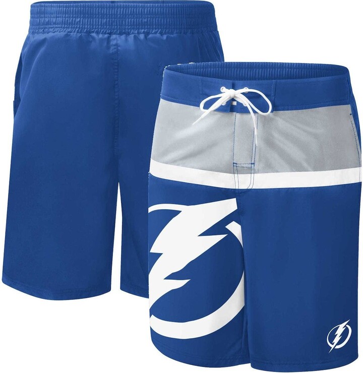 Men's Starter Blue Tampa Bay Lightning Sea Wind Swim Trunks ShopStyle