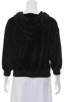 Thumbnail for your product : Alice + Olivia Hooded Three-Quarter Sleeve Sweatshirt