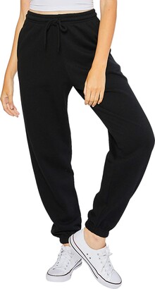  esstive Women's Ultra Soft Fleece Comfortable Active Baggy  Casual Jogger Sweatpants, Black, Large : Clothing, Shoes & Jewelry