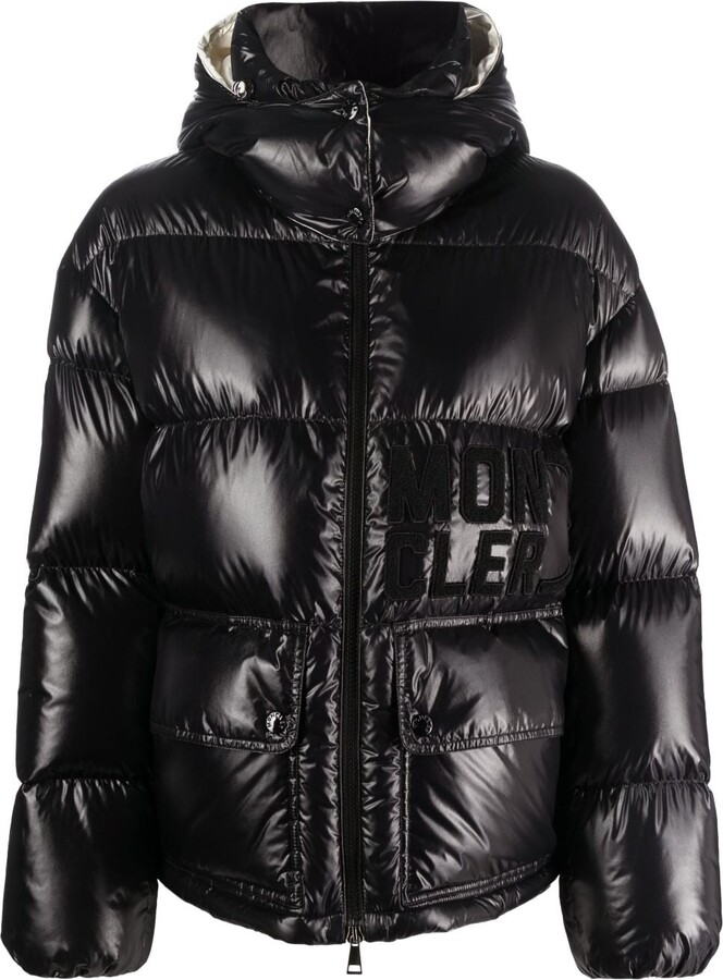 Moncler Logo-Appliqué Padded Jacket - ShopStyle Down & Puffer Coats