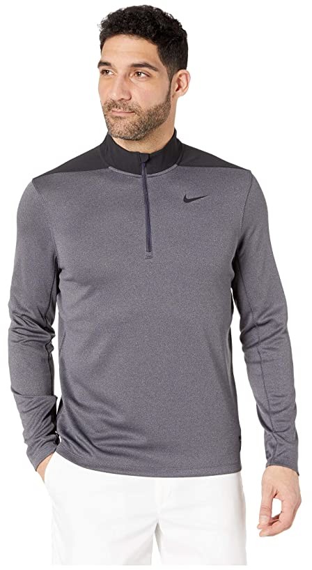 nike dry half zip core top