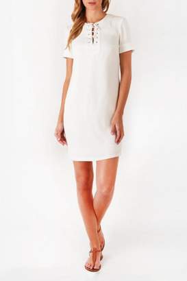 KUT from the Kloth Lace-Up Shift Dress