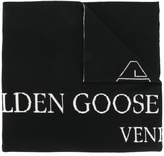 Thumbnail for your product : Golden Goose knitted logo scarf
