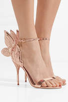 Thumbnail for your product : Sophia Webster Chiara Embroidered Metallic Leather Sandals - Pink