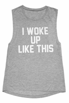 Thumbnail for your product : Private Party I Woke Up Like This Tank in Grey