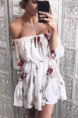 Factory Unknown Offshoulder Sundress
