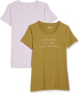 Thumbnail for your product : Amazon Essentials Women's Classic Fit Short Sleeve Crewneck Graphic T-Shirt