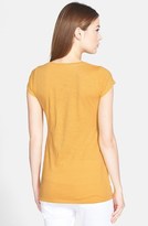 Thumbnail for your product : Eileen Fisher Organic Cotton Long Scoop Neck Tee (Regular & Petite)