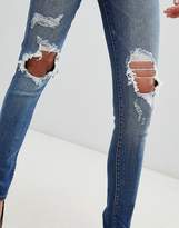 Thumbnail for your product : J Brand Maria Destroyed High Rise Skinny Jeans