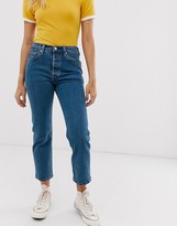 Thumbnail for your product : Levi's 501 crop jean in clean rinse