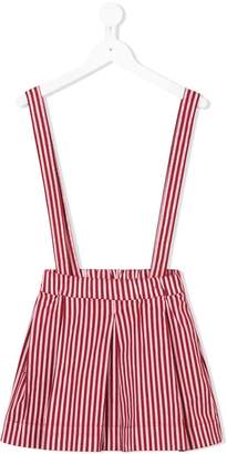 Madson Discount Kids striped dungaree skirt