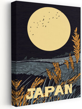 Red Barrel Studio Contemporary Art Bold Minimalist Modern Bird Autumn Landscape Wall Art