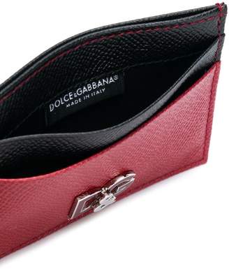 Dolce & Gabbana logo bi-colour cardholder