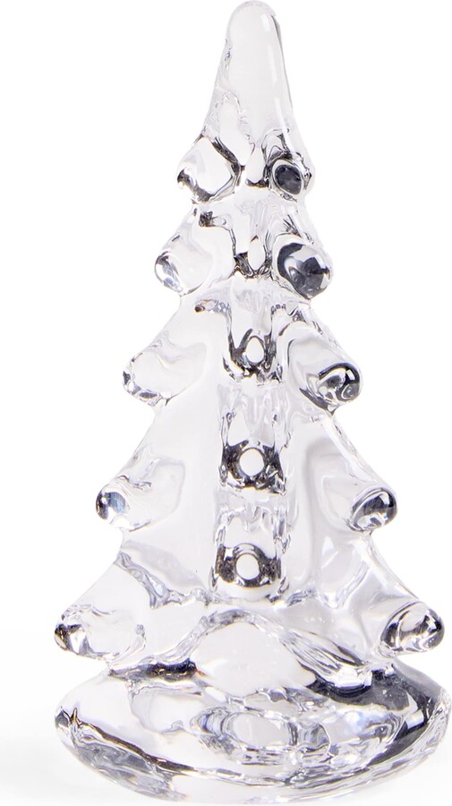 Simon Pearce Glass Vermont Evergreen Christmas Tree Ornament