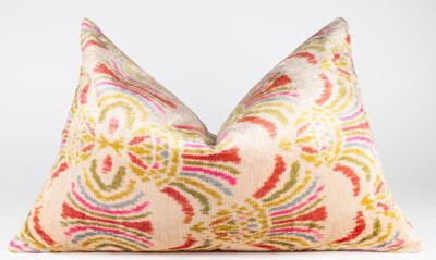 Canvello Silk Lumbar Rectangular Pillow Cover & Insert