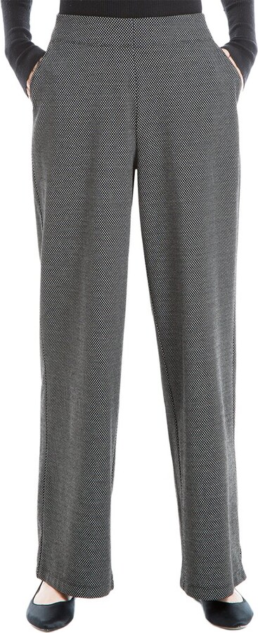 Max Studio Double Knit Easy Leg Trouser