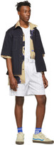 Thumbnail for your product : 3.1 Phillip Lim White Striped Relaxed Shorts