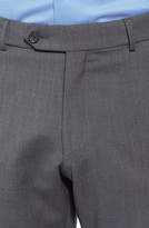 Thumbnail for your product : Ballin Classic Fit Flat Front Solid Wool Dress Pants