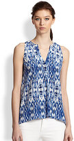 Thumbnail for your product : Joie Aruna Silk Ikat Top