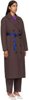 Thumbnail for your product : Tibi Multicolor Oversized Check Trench Coat