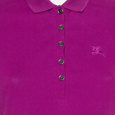 Thumbnail for your product : Burberry Purple Cotton Pique Polo T-Shirt M