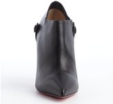 Thumbnail for your product : Christian Louboutin black leather quilted accent 'Huguette 100' ankle booties