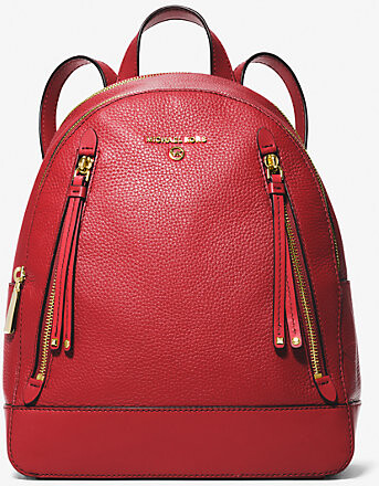 Cloth backpack Michael Kors Red in Cloth - 25102953