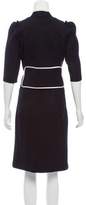 Thumbnail for your product : Behnaz Sarafpour Knee-Length Wool Skirt Suit