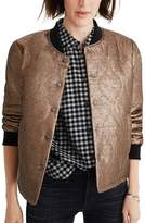 Thumbnail for your product : Madewell Metallic Quilted Military Jacket