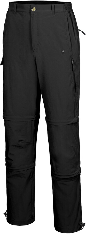 UV Protection Zip-Off Quick-Dry Hiking Pants Lightweight Little Donkey Andy Men's Stretch Convertible Pants 