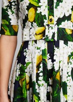 Thumbnail for your product : Samantha Sung Audrey 2 Lemon Tree Blossom 1/2-Sleeve Belted Shirtdress