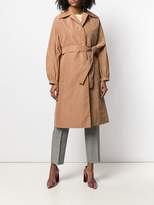 Thumbnail for your product : Rochas belted single-breasted coat